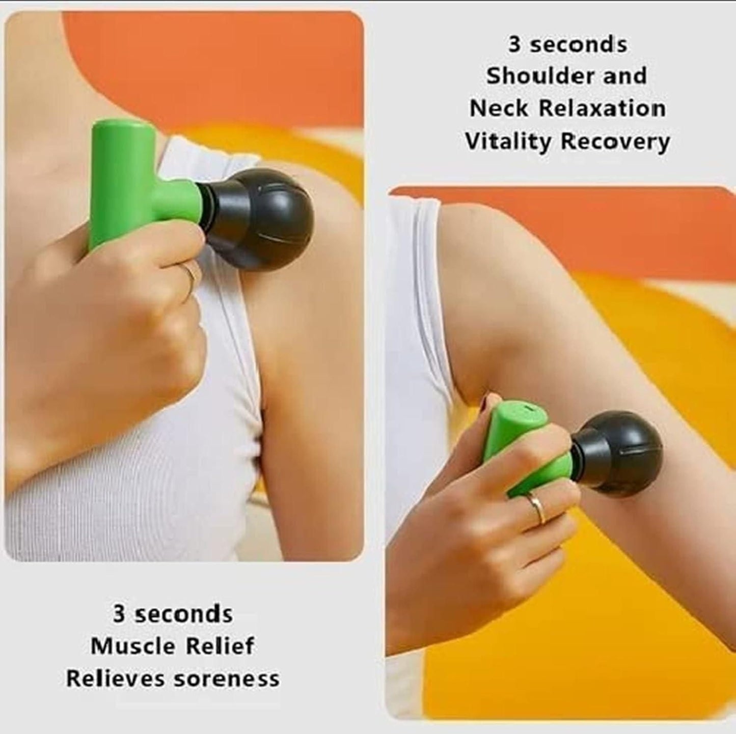 Deep Muscle Massager for Women & Men | 1.5 Hour Battery Backup ups